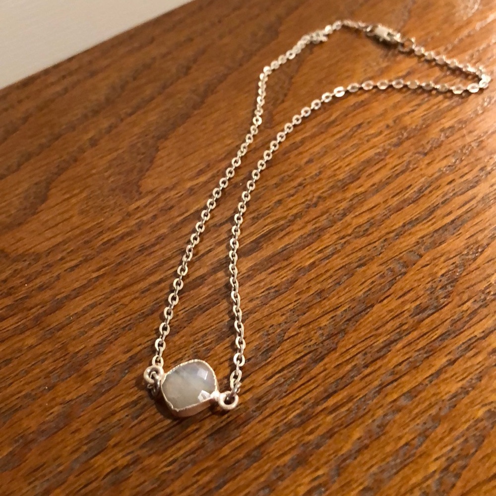 Rainbow Moonstone Necklace - Picture 6 of 8